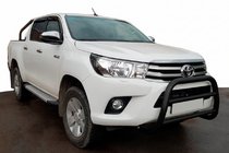 Toyota Hilux 2015– Predný ochranný rám (bullbar) WT007 Black (nerez) fotografia 1