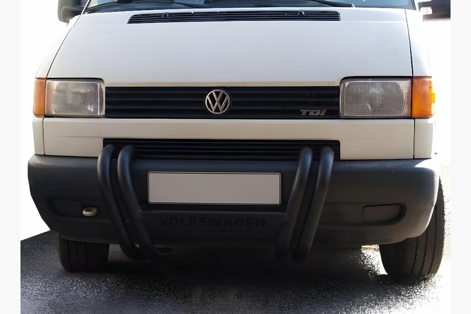 Volkswagen T4 Caravelle/Multivan 1990–2003 Predný ochranný rám ST006 Black (nerez) Image