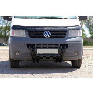 Ochranný rám (bullbar) ST006-15 Nostrils Black (nerez) Volkswagen T5 Transporter 2003–2010