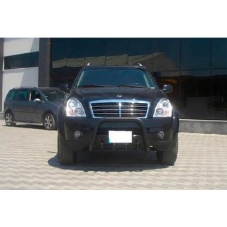 Kengurín QT006 Black (nerez) SsangYong Rexton I 2001–2017 fotografia 4