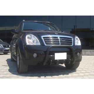 Kengurín QT006 Black (nerez) SsangYong Rexton I 2001–2017 fotografia 3