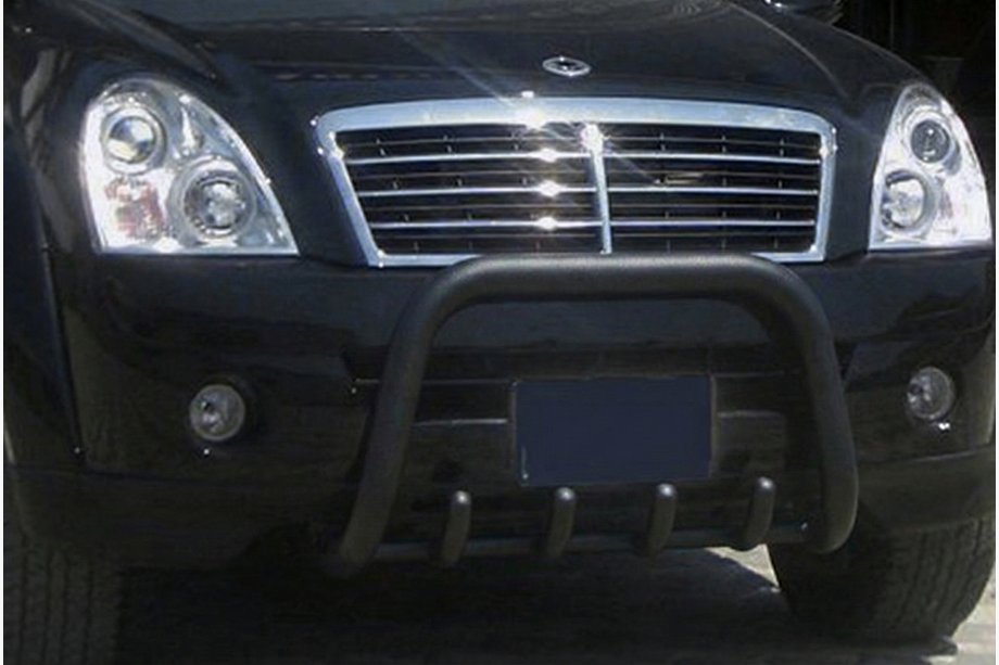 SsangYong Rexton I 2001–2017 Kengurín QT006 Black (nerez) Image