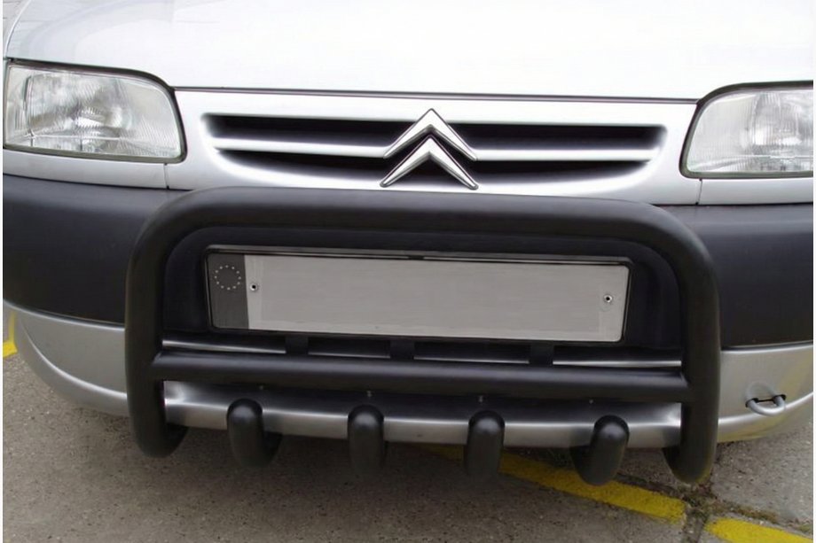 Citroen Berlingo 1996–2008 Ochranný rám (bullbar) QT006 Black (nerez) Image