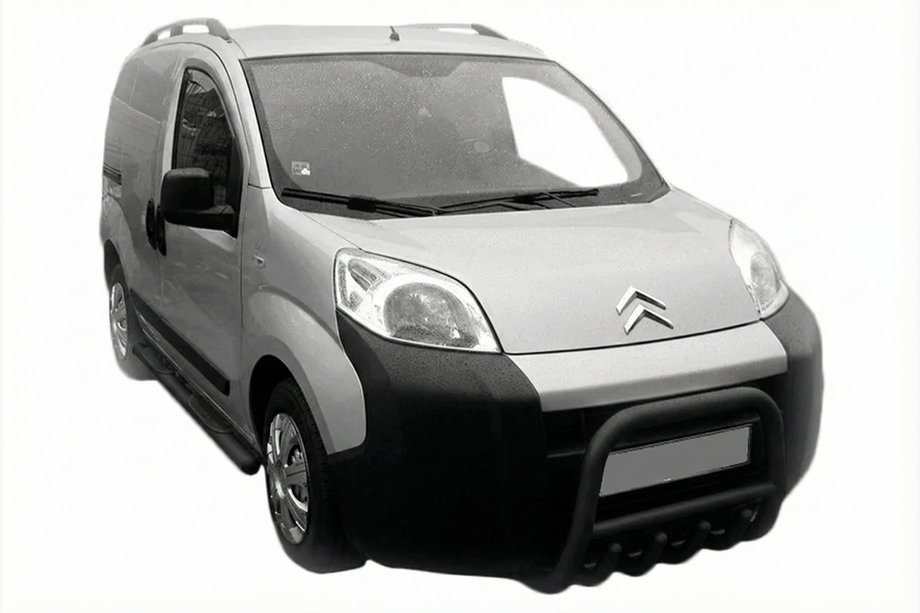 Citroen Nemo 2007–2017 Predný ochranný rám QT006 Black (nerez) Image