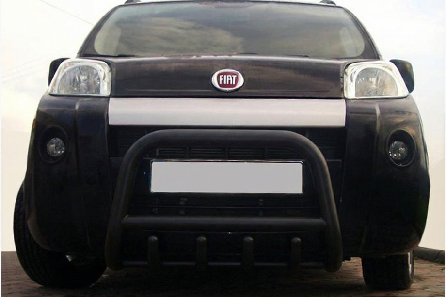 Fiat Fiorino/Qubo 2008–2024 Ochranný rám (bullbar) QT006 Black (nerez) Image