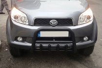 Daihatsu Terios 2006–2017 Predný ochranný rám QT006 Black (nerez) fotografia 5