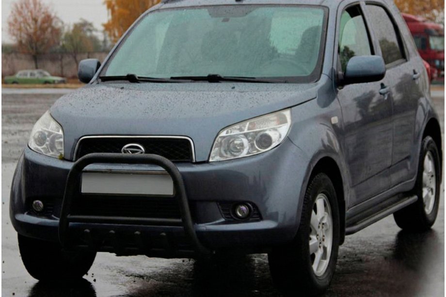 Daihatsu Terios 2006–2017 Predný ochranný rám QT006 Black (nerez) Image