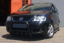 Volkswagen Touran 2003–2010 Kengurín QT006 Black (nerez) fotografia 2