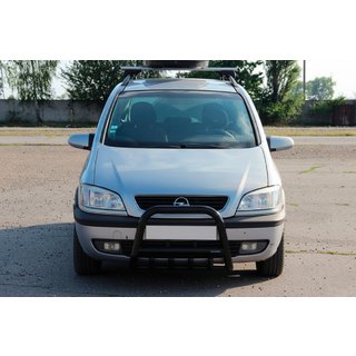 Kengurín QT006 Black (nerez) Opel Zafira A 1998–2005 fotografia 1