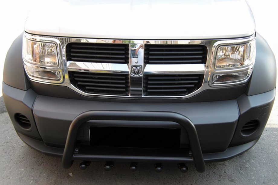 Dodge Nitro 2006–2011 Predný ochranný rám QT006 Black (nerez) Image