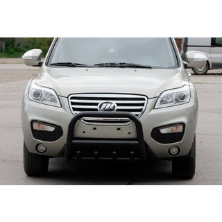 Ochranný rám (bullbar) QT006 Black (nerez) Lifan X60 2011– fotografia 1