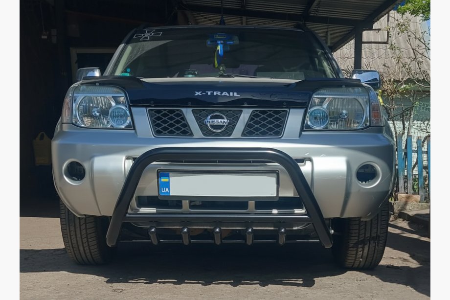 Nissan X-trail T30 2002–2007 Ochranný rám (bullbar) QT006 Black (nerez) Image
