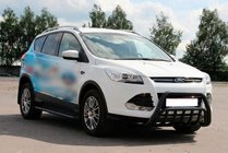 Ford Kuga/Escape 2013–2019 Predný ochranný rám (bullbar) WT002 Black (nerez) fotografia 2