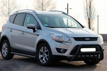 Ford Kuga 2008–2013 Predný ochranný rám (bullbar) WT002 Black (nerez) fotografia 3