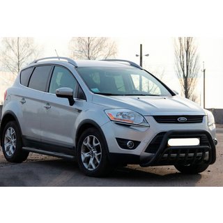 Predný ochranný rám (bullbar) WT002 Black (nerez) Ford Kuga 2008–2013 fotografia 3