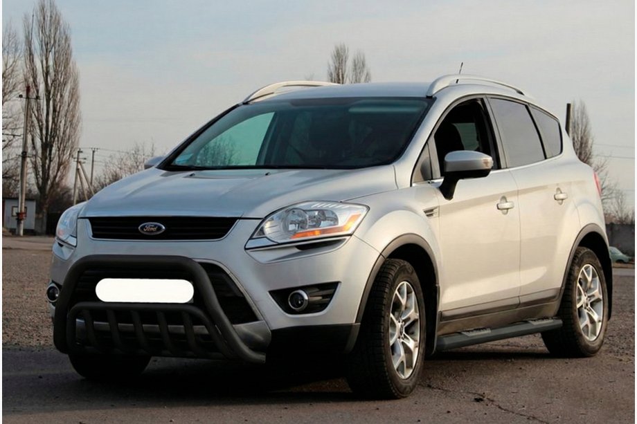 Ford Kuga 2008–2013 Predný ochranný rám (bullbar) WT002 Black (nerez) Image