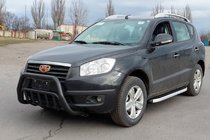Geely Emgrand X7 2011– Predný ochranný rám (bullbar) WT002 Black (nerez) fotografia 3