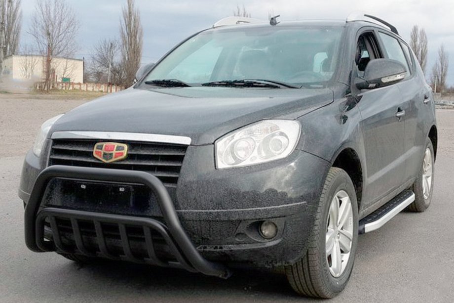 Geely Emgrand X7 2011– Predný ochranný rám (bullbar) WT002 Black (nerez) Image