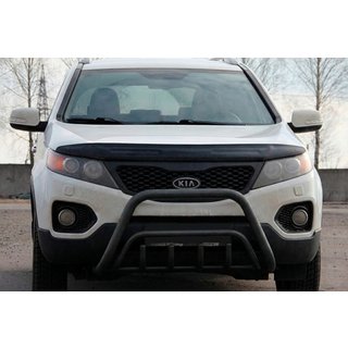Bullbar WT002/2 Black (nerez) Kia Sorento II XM 2009–2014 fotografia 3