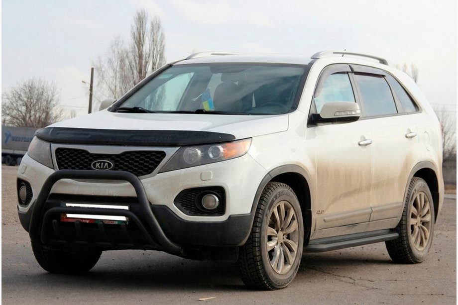 Kia Sorento II XM 2009–2014 Bullbar WT002/2 Black (nerez) Image