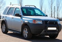 Land Rover Freelander I 1997–2006 Predný ochranný rám QT007 Black (nehrdzavejúca oceľ) fotografia 1