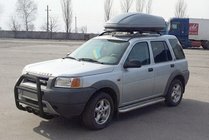 Land Rover Freelander I 1997–2006 Predný ochranný rám QT007 Black (nehrdzavejúca oceľ) fotografia 2