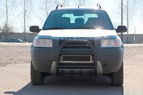 Land Rover Freelander I 1997–2006 Predný ochranný rám QT007 Black (nehrdzavejúca oceľ) fotografia 4