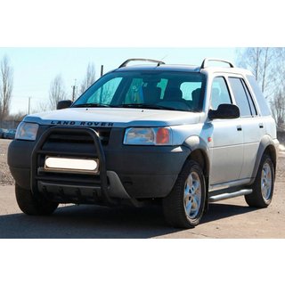 Predný ochranný rám QT007 Black (nehrdzavejúca oceľ) Land Rover Freelander I 1997–2006 fotografia 3