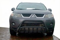 Mitsubishi Outlander 2006–2012 Predný ochranný rám (bullbar) WT002 Black (nerez) fotografia 2