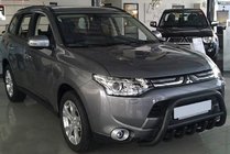 Mitsubishi Outlander 2012–2021 Predný ochranný rám (bullbar) WT002 Black (nerez) fotografia 2