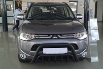 Mitsubishi Outlander 2012–2021 Predný ochranný rám (bullbar) WT002 Black (nerez) fotografia 1