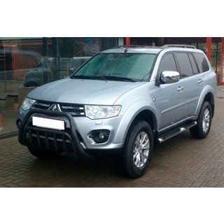 Predný ochranný rám WT002 Black (nerez) Mitsubishi Pajero Sport 2008–2015 fotografia 2