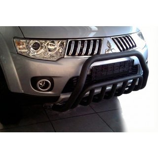Predný ochranný rám WT002 Black (nerez) Mitsubishi Pajero Sport 2008–2015 fotografia 4