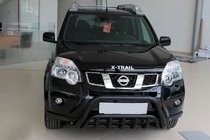 Nissan X-trail T31 2007–2014 Predný ochranný rám WT002 Black (nerez) fotografia 4