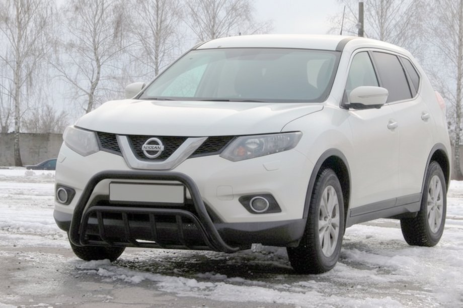 Nissan X-trail T32/Rogue 2014–2021 Kengurin WT002 Black (nerez) Fotografia 3