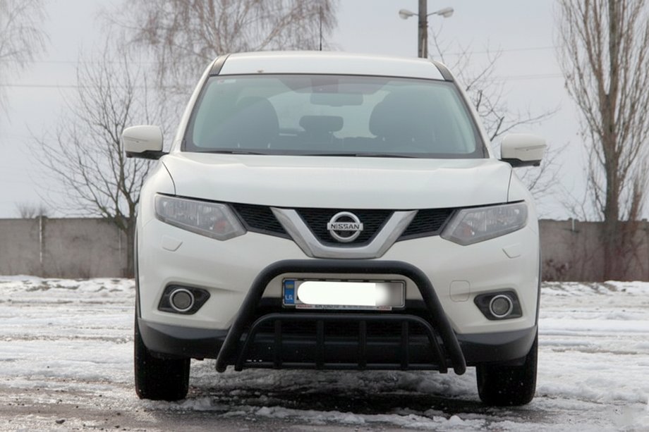 Nissan X-trail T32/Rogue 2014–2021 Kengurin WT002 Black (nerez) Fotografia 1