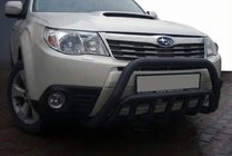 Subaru Forester 2008–2013 Predný ochranný rám (bullbar) WT002 Black (nerez) fotografia 1