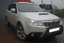Subaru Forester 2008–2013 Predný ochranný rám (bullbar) WT002 Black (nerez) fotografia 2