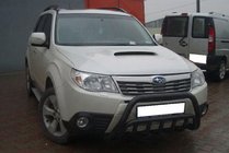 Subaru Forester 2008–2013 Predný ochranný rám (bullbar) WT002 Black (nerez) fotografia 3
