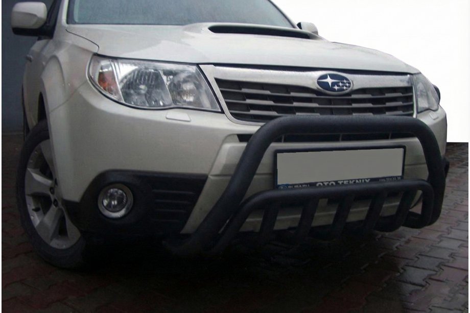 Subaru Forester 2008–2013 Predný ochranný rám (bullbar) WT002 Black (nerez) Image
