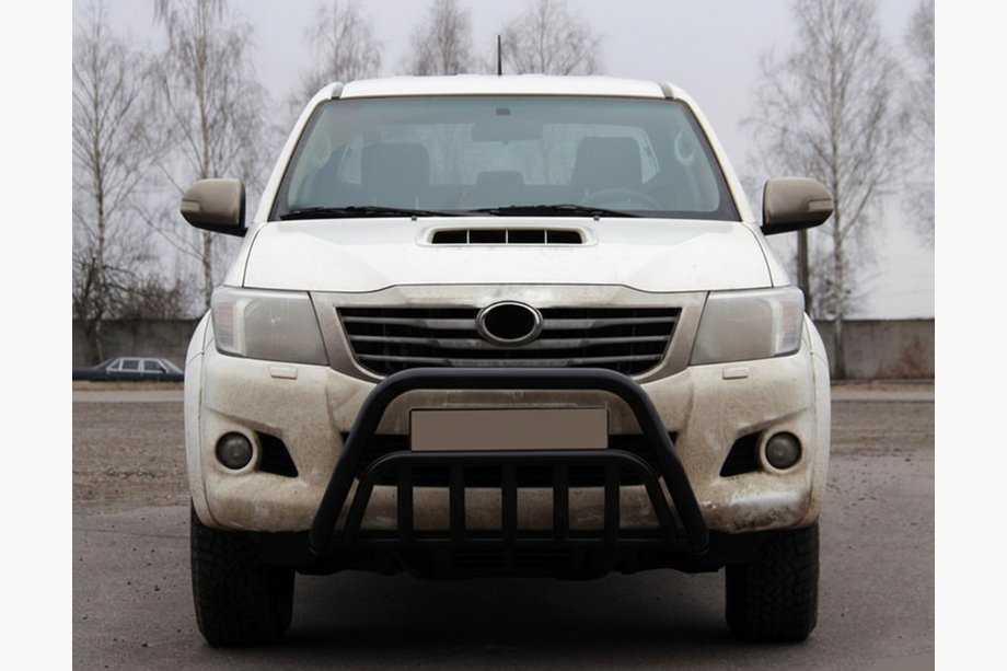 Toyota Hilux 2006–2015 Predný ochranný rám (bullbar) WT002 Black (nerez) Image