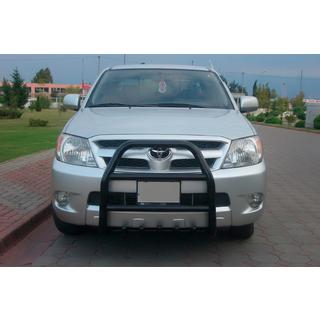 Predný ochranný rám QT007 Black (nehrdzavejúca oceľ) Toyota Hilux 2006–2015 fotografia 1