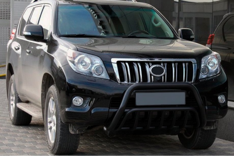 Toyota Land Cruiser Prado 150 2009–2023 Kengurin WT002 Black (nerez) Fotografia 4