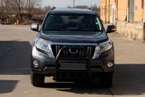 Toyota Land Cruiser Prado 150 2009–2023 Ochranný rám QT007 Black (nerez) fotografia 3