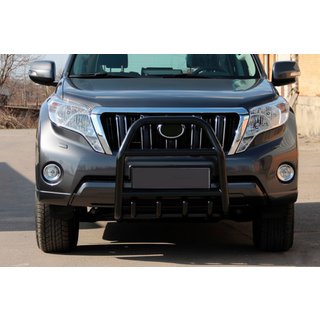 Ochranný rám QT007 Black (nerez) Toyota Land Cruiser Prado 150 2009–2023 fotografia 1