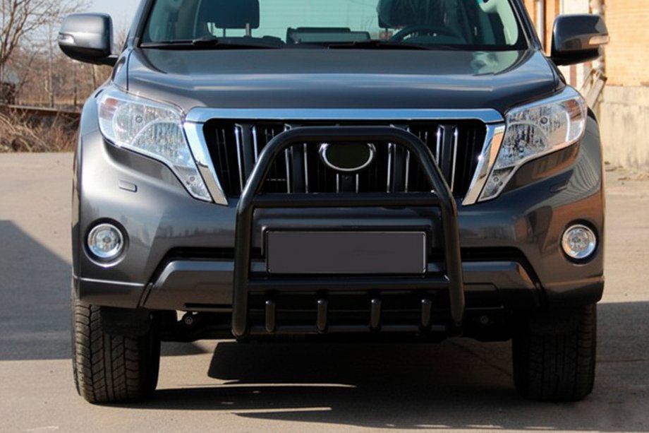 Toyota Land Cruiser Prado 150 2009–2023 Ochranný rám QT007 Black (nerez) Image