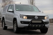 Volkswagen Amarok 2010–2022 Kengurin WT002 Black (nerez) fotografia 3