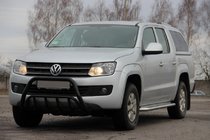 Volkswagen Amarok 2010–2022 Kengurin WT002 Black (nerez) fotografia 1