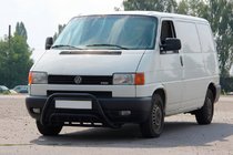 Volkswagen T4 Transporter 1990–2003 Predný ochranný rám WT002 60 mm Black (nerez) fotografia 1