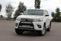 Toyota Hilux 2015– Predný ochranný rám WT010 Black (nerez) fotografia 3